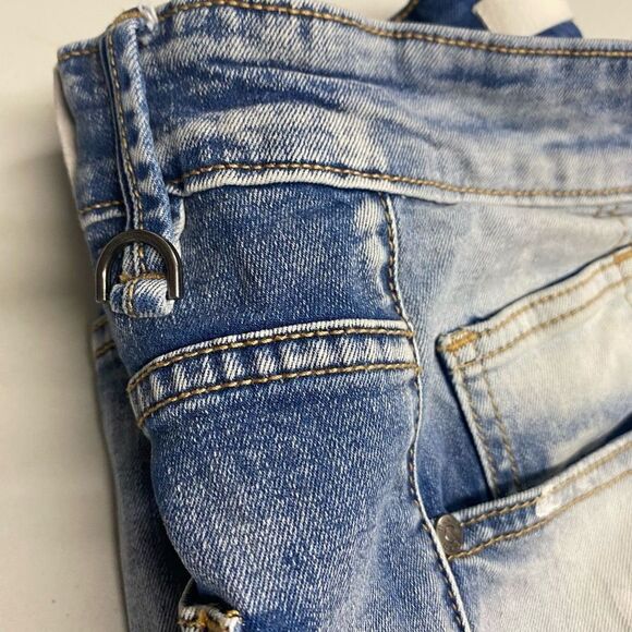 KDNK 11 4 14 11 Men’s Distressed Destroyed Jeans Blue Size 34 - Picture 12 of 12